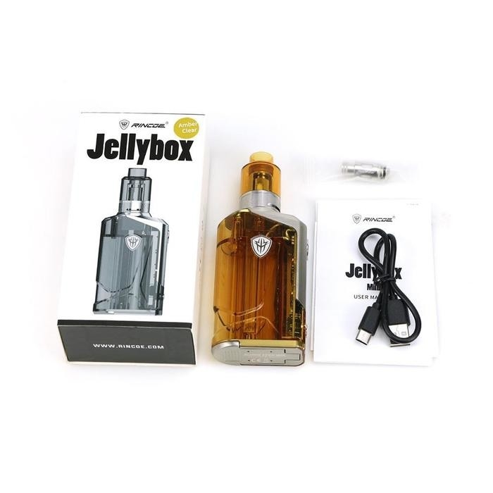Rincoe Jellybox 228w Box Mod Kits Dual 18650 Batteries 4.8ml Sub Ohm Tank