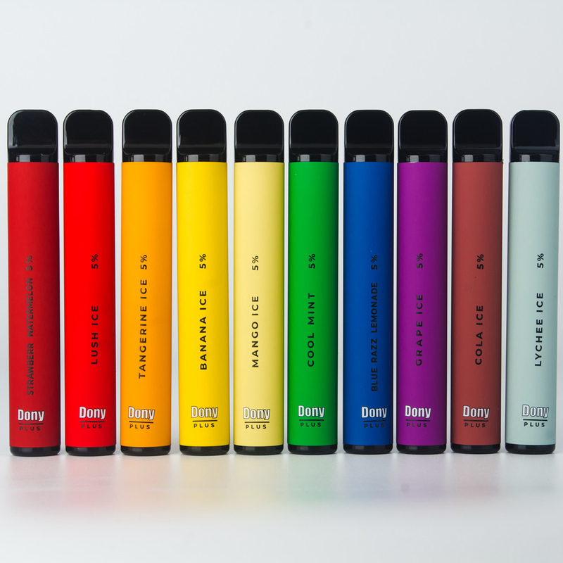 Dony ECO Plus 800puffs 3.2ml Disposable Custom Vapor Cigarettes 550mAh Battery 15 Flavors