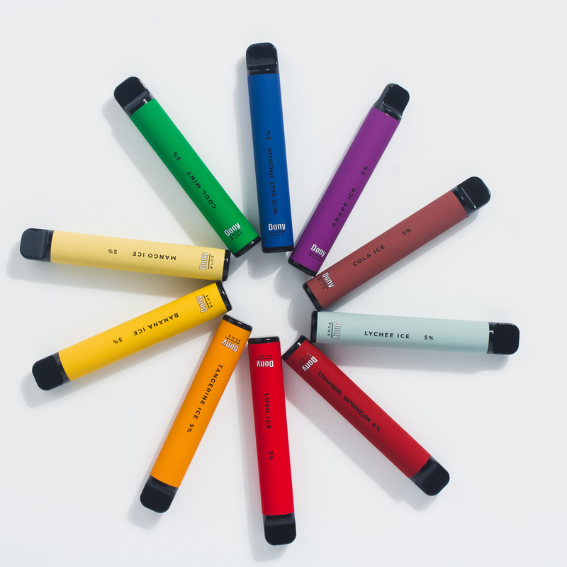 Dony ECO Plus 800puffs 3.2ml Disposable Custom Vapor Cigarettes 550mAh Battery 15 Flavors