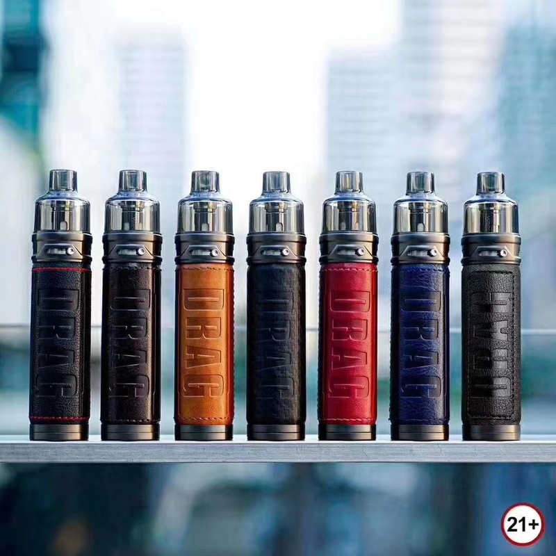 Voopoo Drag X 18650 Mod E Cigarette Starter Kits 4.5ml Vinci Coil Single 18650 Battery 80w