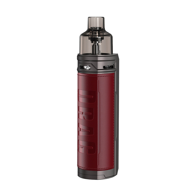 Zinc Alloy +PCTG Box Mod Kits Voopoo Drag X 18650 4.5ml 80w E Liquid Vape Pen