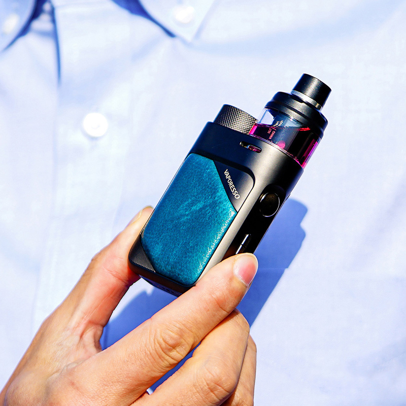 Box Mod E Cigarette Devices Vaporesso Swag Px80 Pod Mod Kit Single 18650 Battery Gtx 0.2 0.3 Coil