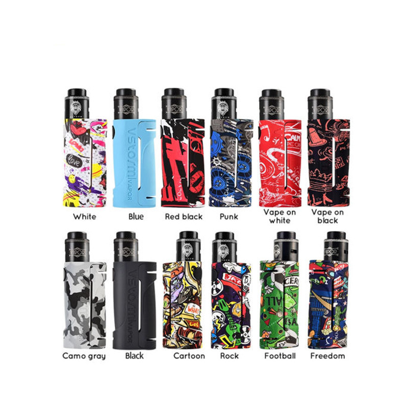 Vapor Storm Eco Rda 90w Box Mod Kits E Cigarette Starter Kits Single 18650 Battery 24mm