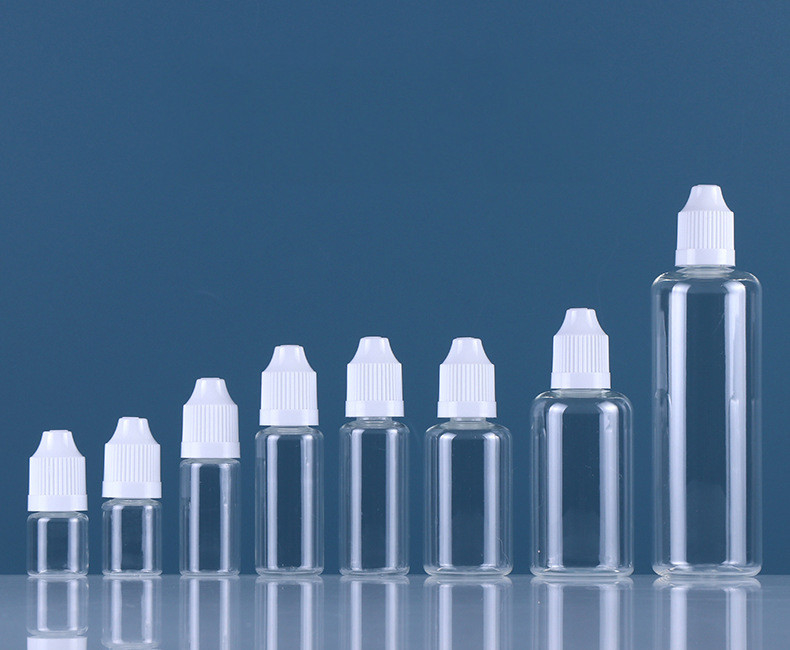 FCC Plastic PET V3 Empty Ejuice Bottle Smoking E liquid Clear Bottle Colorful Screw Cap