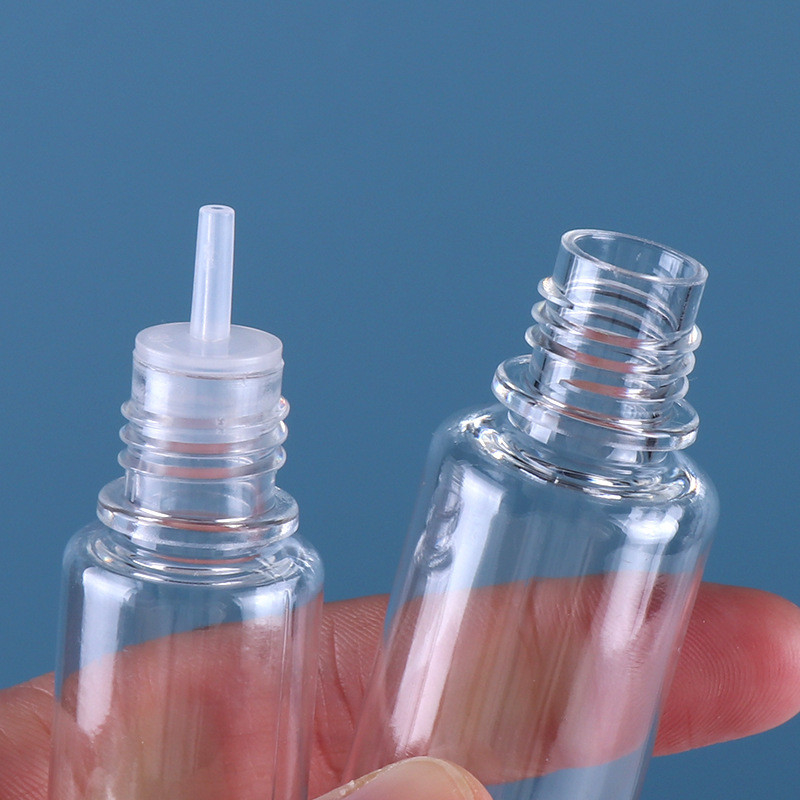 FCC Plastic PET V3 Empty Ejuice Bottle Smoking E liquid Clear Bottle Colorful Screw Cap