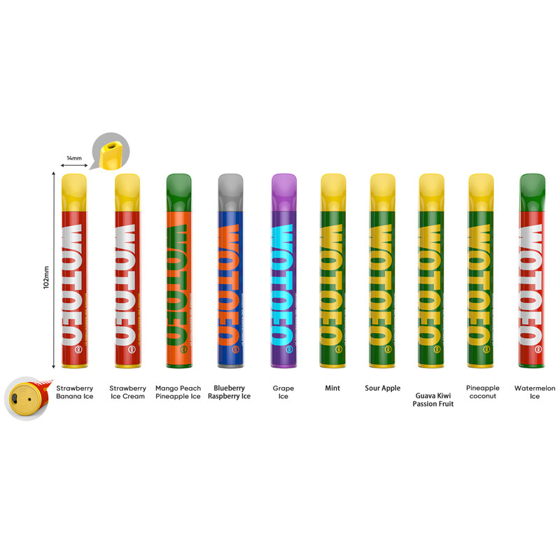 Disposable Pod Vapes Wotofo Mini+ 800 Puffs 2.8ml 500mah Battery Electronic Vaporizer Pen