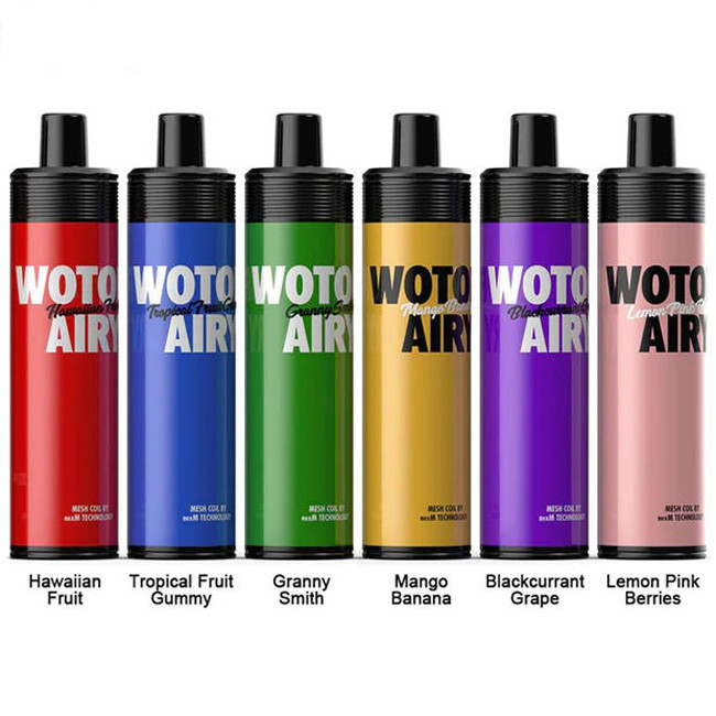 Rechargeable 1000 Puffs Disposable Vape Pod Device Kit Wotofo Airy Portable Pod Vape