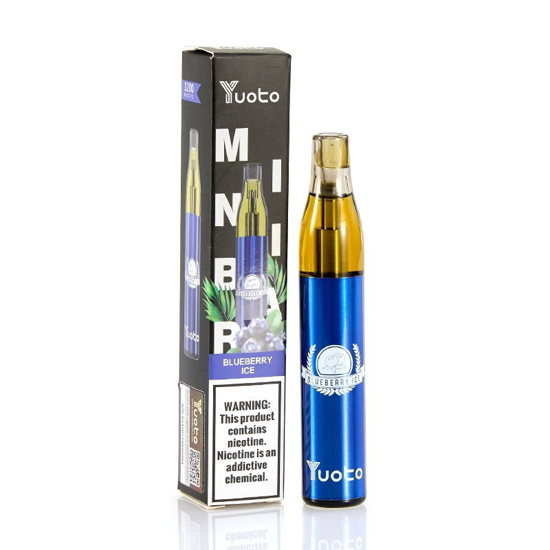 Mini Bar Disposable Vape Kit 1200 Puffs 650mah 4ml Fruit Flavor Pod Device