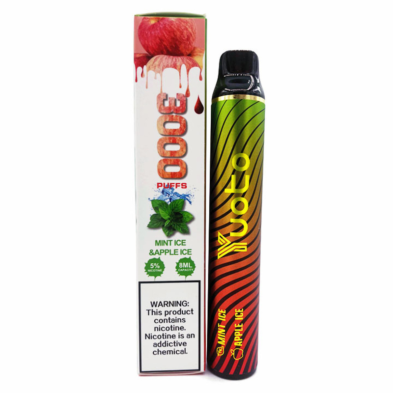 Disposable Flavored Pod Vapes 3000 Puffs 1650mah 8ml Dual Flavor Yuoto Switch