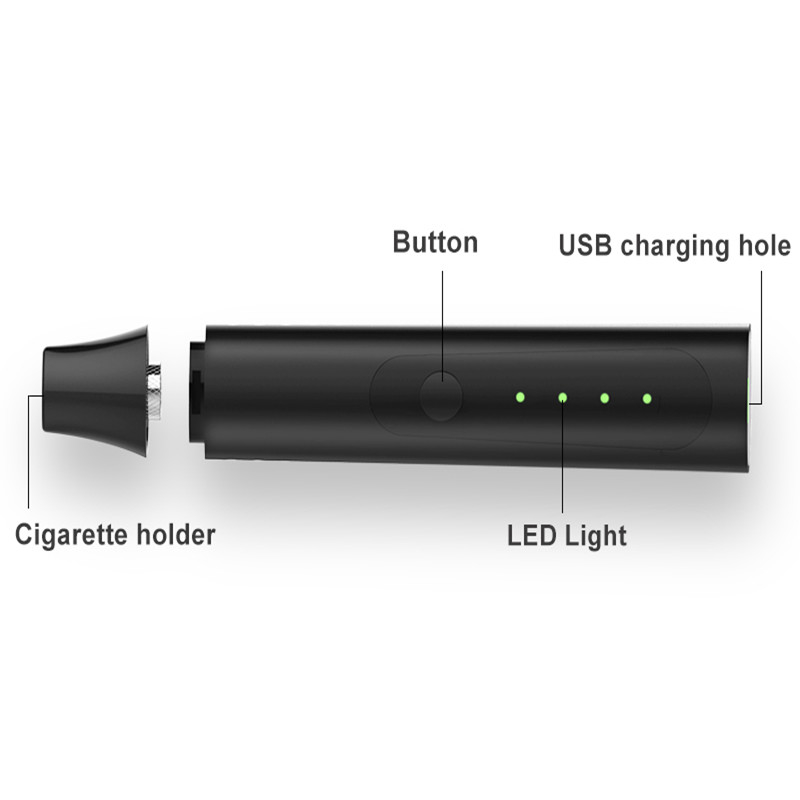 Gift Box Dry Herb Vaporizer Hugo Vapor Delta Drying Vaporizer Kit 2200mah