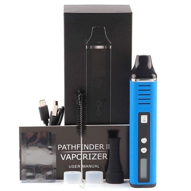 E Cigarette Dry Herb Vaporizer 2000mah Hugo Vapor Pathfinder 60 Seconds Fast Heating