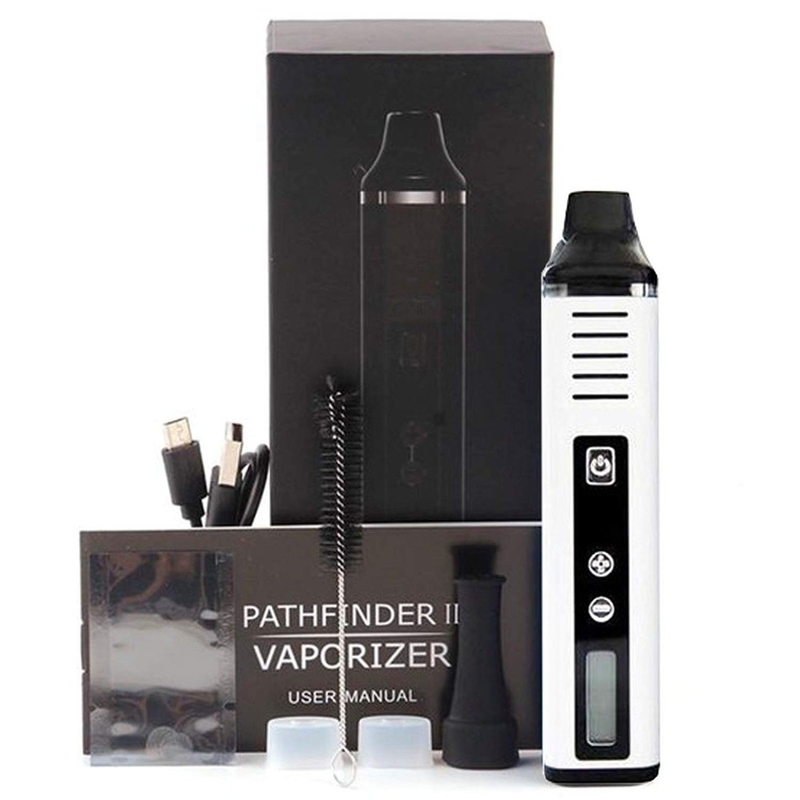 E Cigarette Dry Herb Vaporizer 2000mah Hugo Vapor Pathfinder 60 Seconds Fast Heating