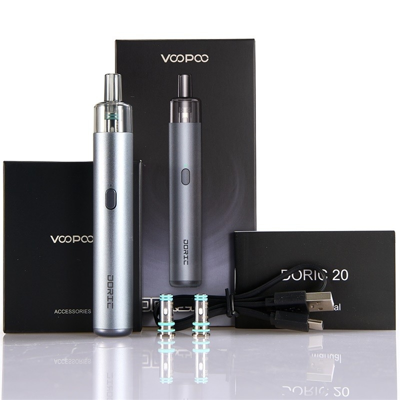 1500mah ITO Coil Refillable Pod Vapes Voopoo Doric 20 2ml E Cigarette Vaper