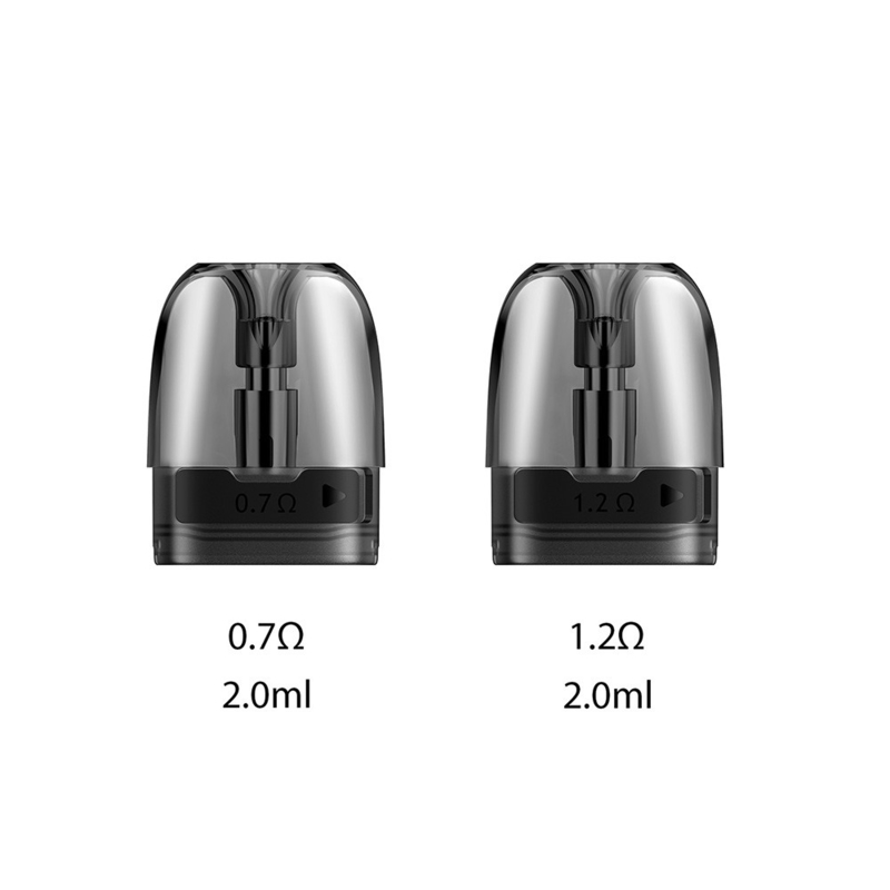 Lelote Voopoo Argus Pod Cartridge 2ml 0.7ohm 1.2ohm Side Filling Empty Pods
