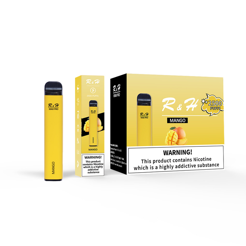 Disposable Pod Vapes Max Pro 8ml 950mah 2500 Puffs 1.3ohm Mesh Coil Disposable Kit