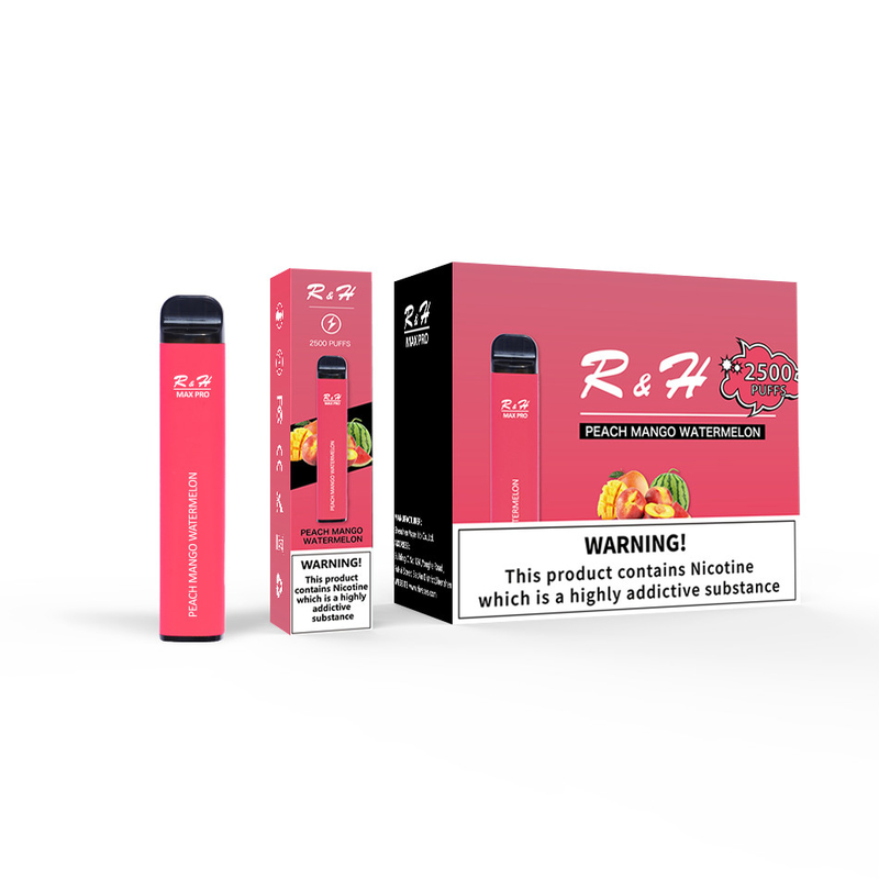 Disposable Pod Vapes Max Pro 8ml 950mah 2500 Puffs 1.3ohm Mesh Coil Disposable Kit