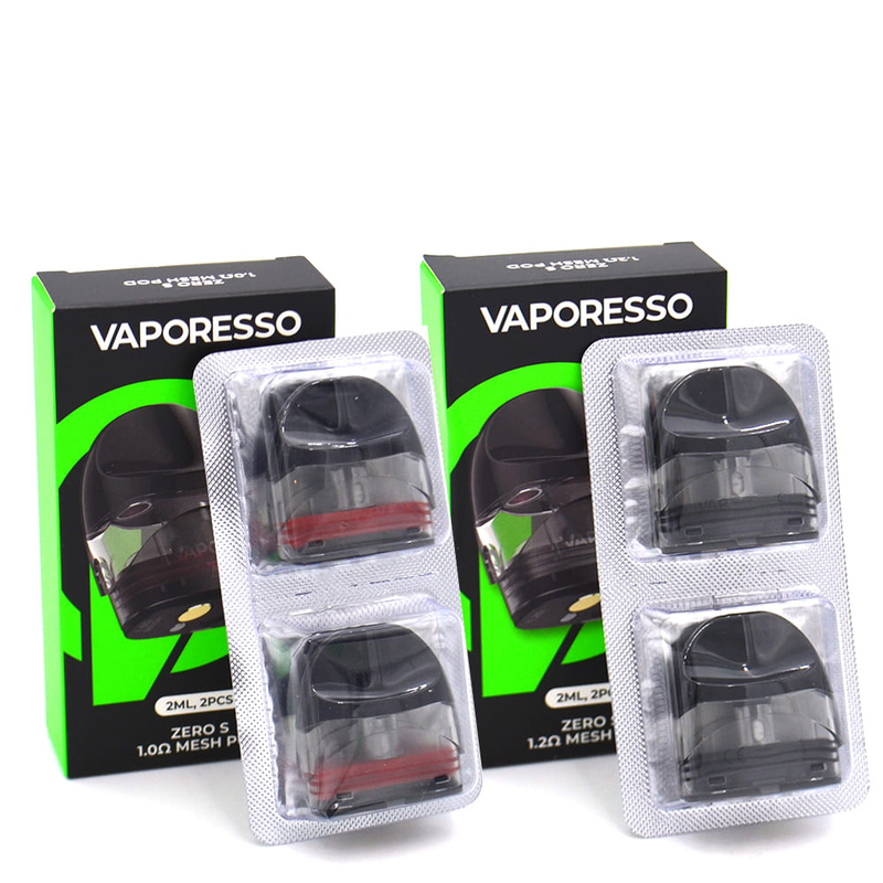 Vaporesso Zero S Cartridge 2ml 1.2ohm Top Filling MTL Vaping Empty Pod Cartridges