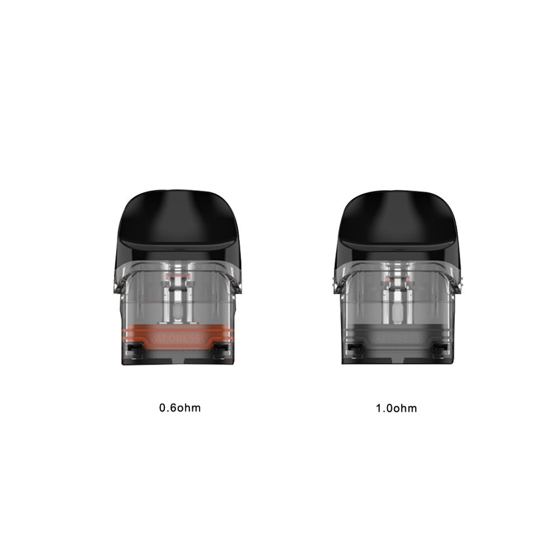 Vaporesso Luxe QS Empty Pod Cartridges 2ml 0.6ohm 1.0ohm 4pcs For Luxe QS Kit / Luxe Q Kit