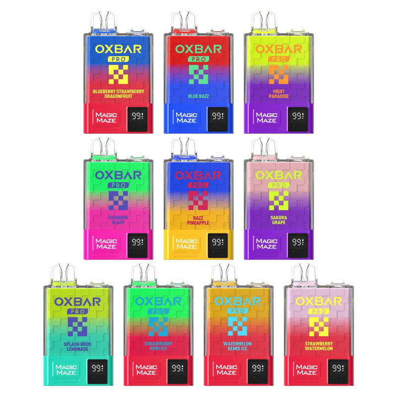 Oxbar Magic Maze Pro 10k Disposable Vaporizer 10000puffs 900mah 18ml Eliquid 5% Disposable Vapes Kit