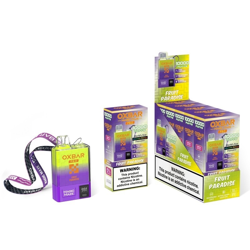 Oxbar Magic Maze Pro 10k Disposable Vaporizer 10000puffs 900mah 18ml Eliquid 5% Disposable Vapes Kit
