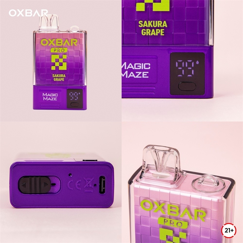 Oxbar Magic Maze Pro 10k Disposable Vaporizer 10000puffs 900mah 18ml Eliquid 5% Disposable Vapes Kit