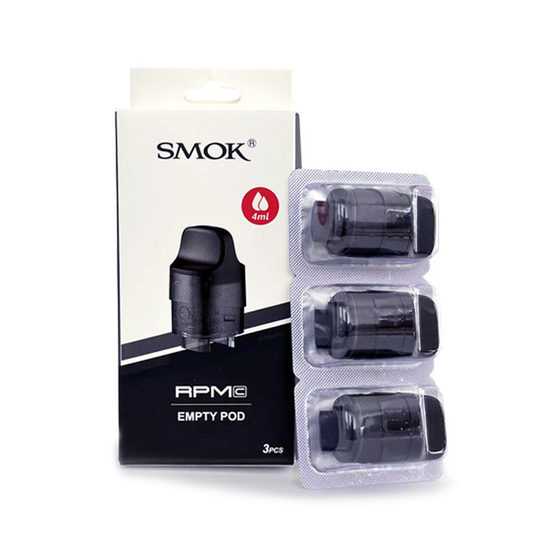 SMOK RPM C Empty Pod Cartridge 4ml 3pcs/pack Standard Package Type