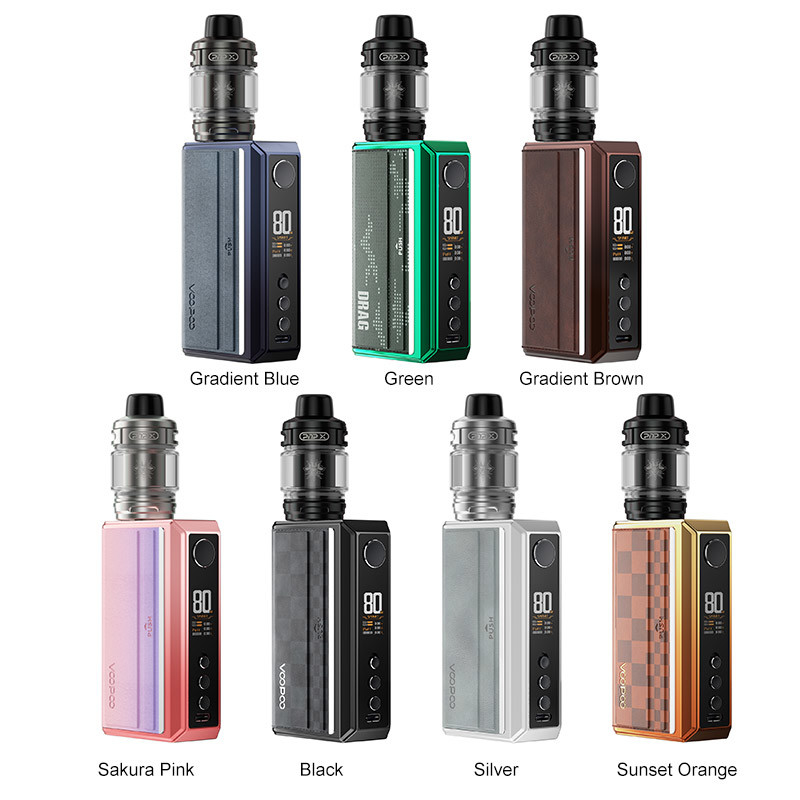 Voopoo drag 5 Pod Mod kit 177w 18650 Battery Kits with PnP X coil 5.5ml