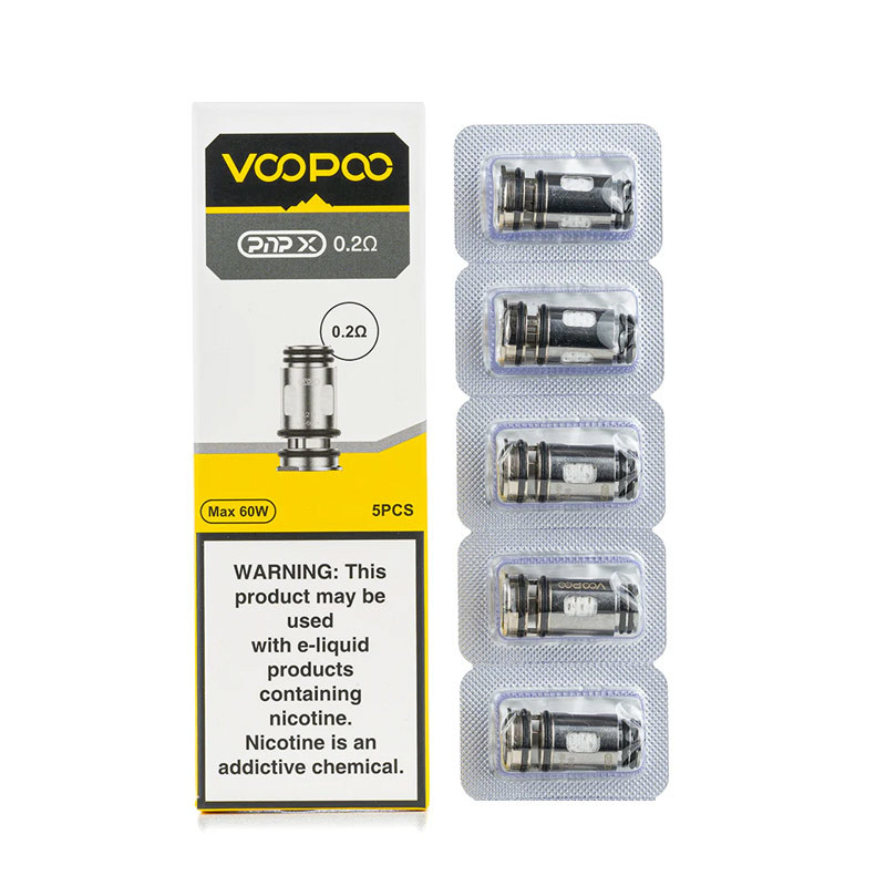 Voopoo PnP X Replacement Coil 5pcs / pack for Argus Pro 2 Kit / Drag 5 Kit / Uforce-X Tank / Doric 60 Pro