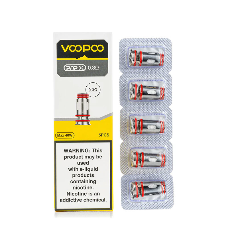 Voopoo PnP X Replacement Coil 5pcs / pack for Argus Pro 2 Kit / Drag 5 Kit / Uforce-X Tank / Doric 60 Pro