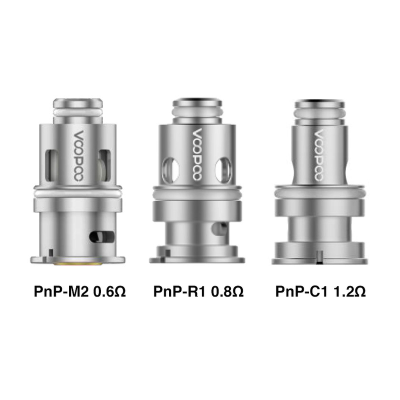 Voopoo PnP Replacement Coils 5pcs/pack for Drag Baby/Mini/2/S/X,VINCI Series Kit,Argus Pro,PnP 20/22,V.SUIT